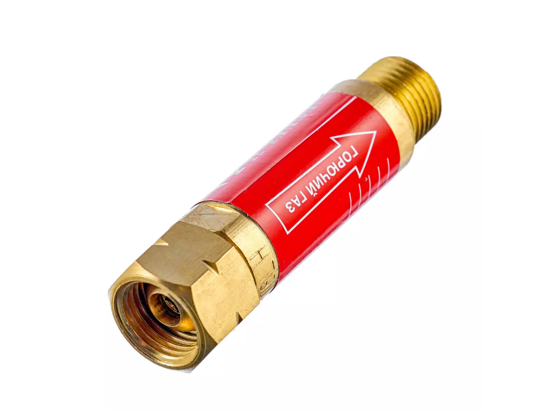 Клапан огнепреградительный на редуктор газ (М16х1,5L) КОГ, ПТК 001050102