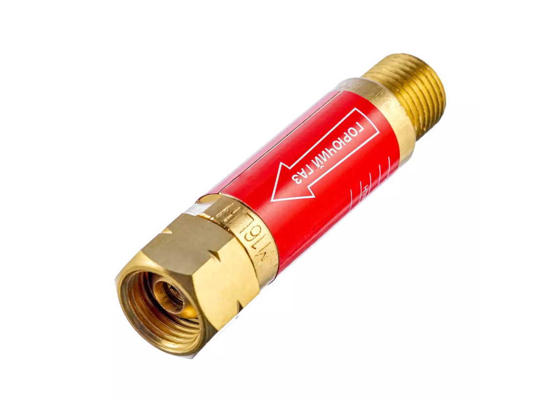 Клапан огнепреградительный на резак газ (М 16х1,5L) КОГ, ПТК 001050104