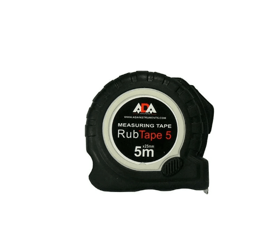 Рулетка ударопрочная ADA RubTape 5 с полимерным покрытием ленты 5м