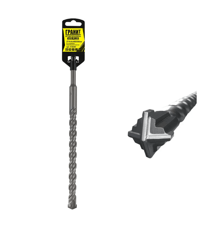 Бур ГРАНИТ SDS+ Quadro-X 18,0*300