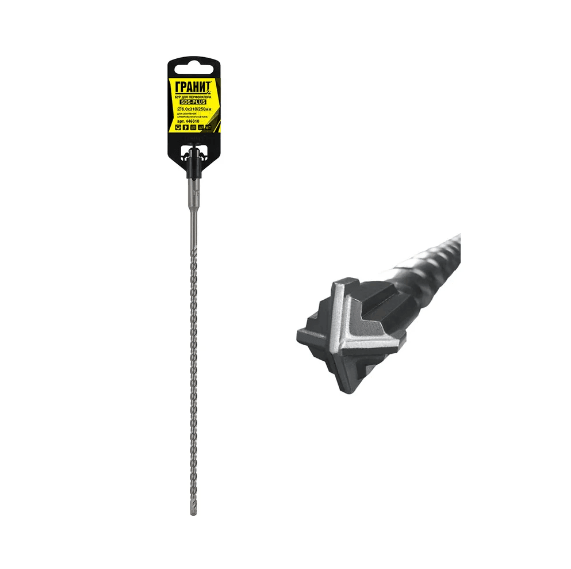 Бур ГРАНИТ SDS+ Quadro-X 6,0*310 446310 (406310)