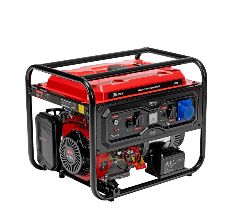 Генератор бензиновый RS- 9000Е, 7 кВт, 230В, электростартер// MTX 946165