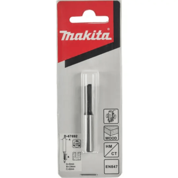 Фреза Makita пазовая 6*19*8*51*1Т D-67692