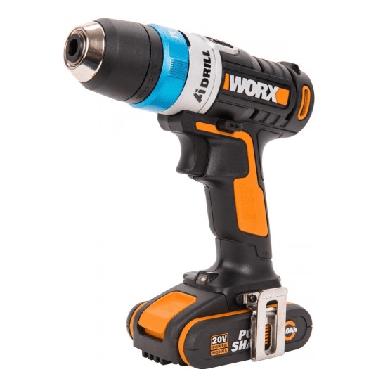 Дрель аккумуляторная WORX AiDrill WX178 20V 2Ач кейс