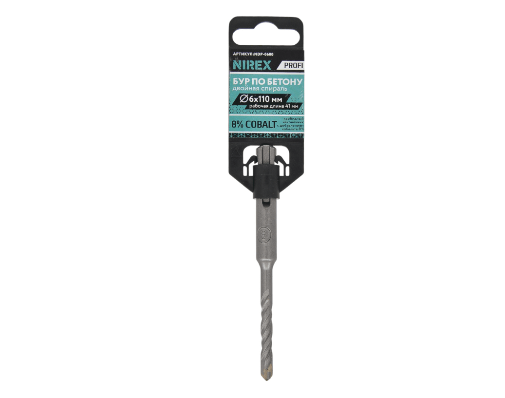 Бур NIREX Profi SDS+ 6*110 NDP-0600
