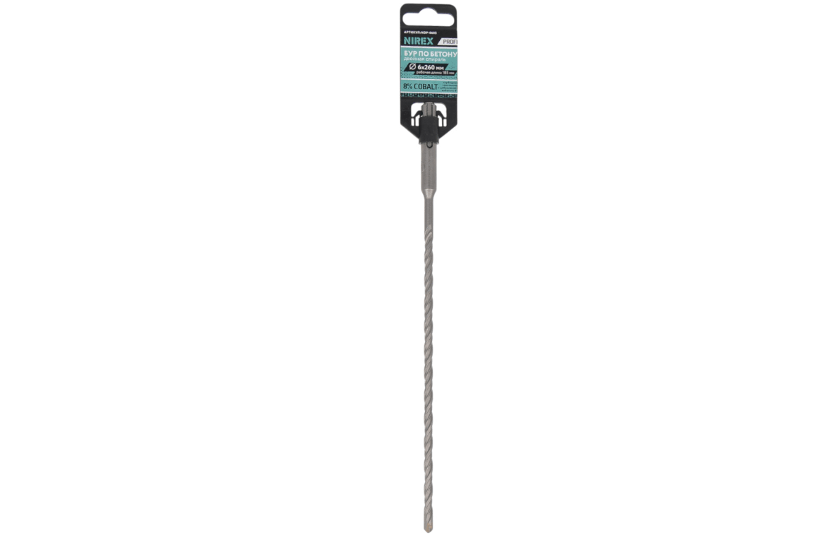 Бур NIREX Profi SDS+ 6*260 NDP-0603