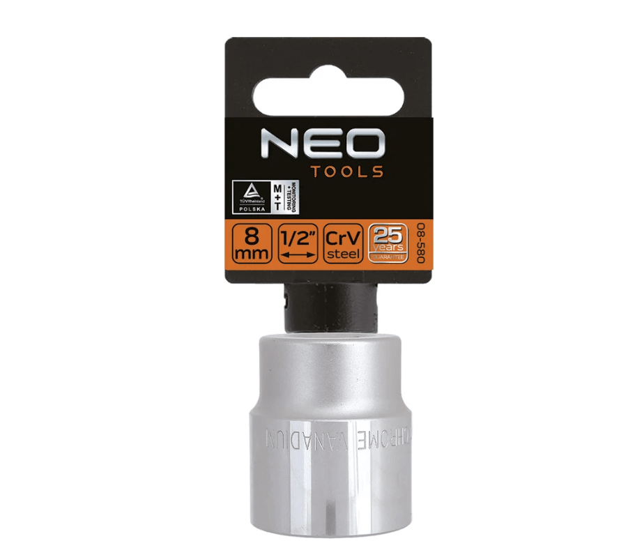 Головка 08-580 сменная Spline 1/2" 8 мм NEO