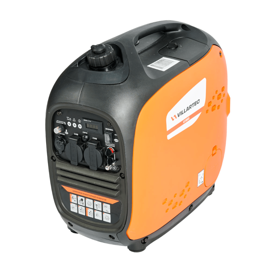 Генератор бензиновый инверторный VILLARTEC GI188S (номинал 1,8 кВт) пластиковый кожух